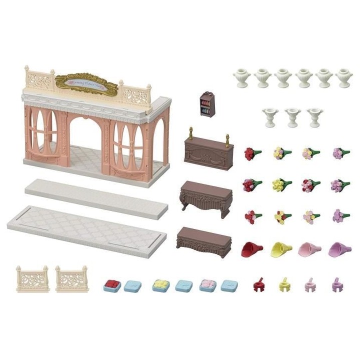 SYLVANIAN FAMILIES - 5360 - La boutique de fleurs - La ville