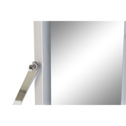 Miroir de Table LED Tactile DKD Home Decor 30 x 2 x 40 cm Métal Blanc