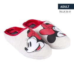 Chaussons Minnie Mouse Gris...