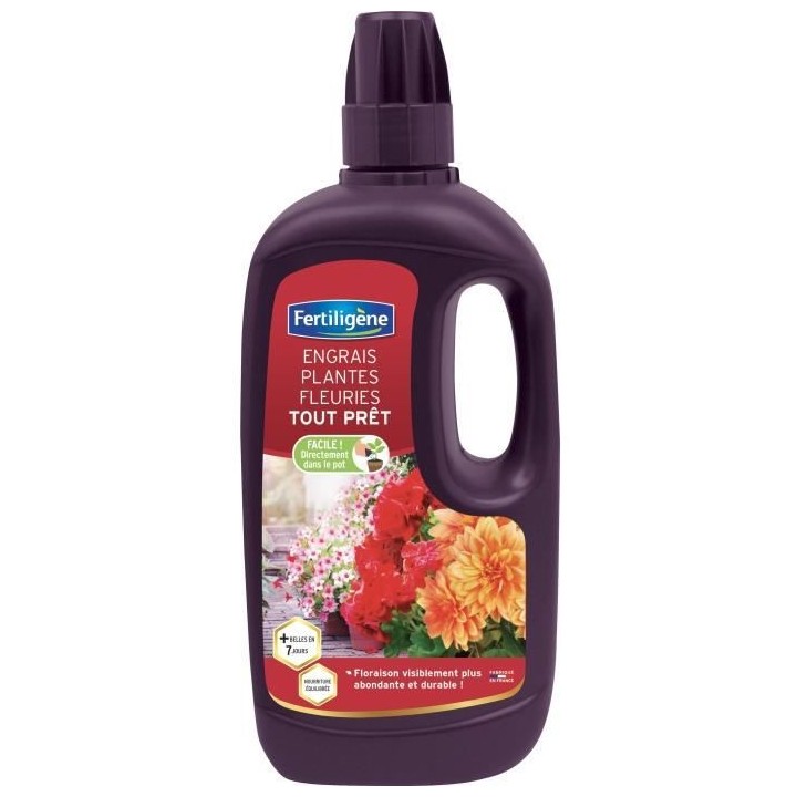 FERTILIGENE Engrais Fleurs Geraniums Dipladenias - 1 L