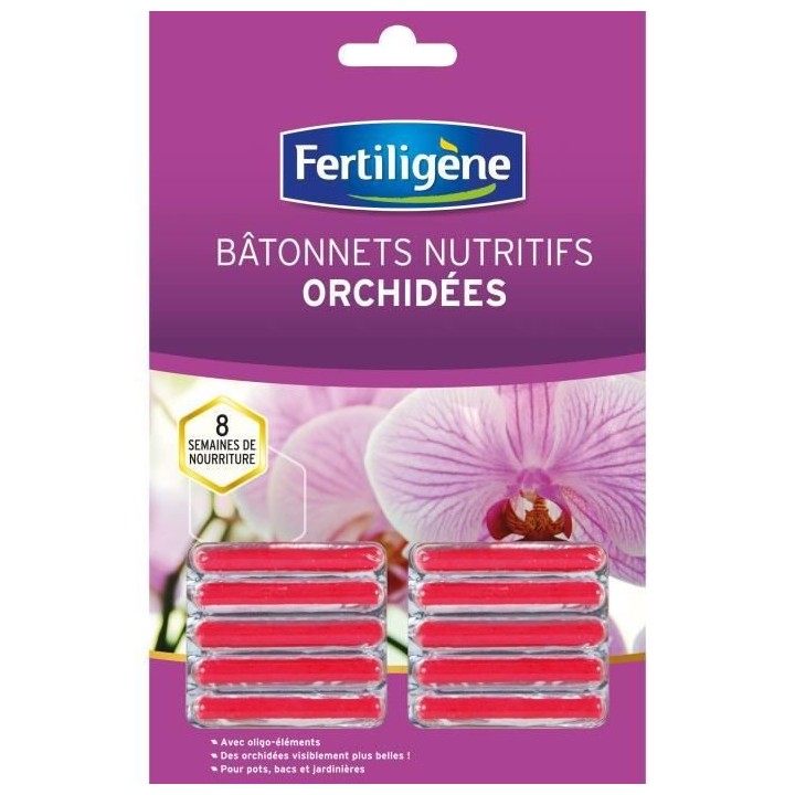 FERTILIGENE Batonnets Nutritifs Orchidee - 10 Batonnets