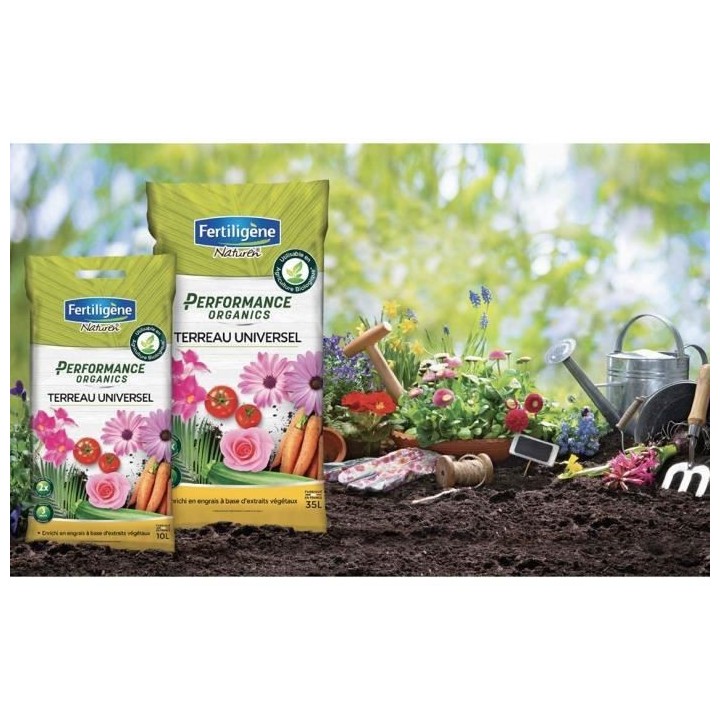 FERTILIGENE Terreau Performance Organics Universel - 35 L