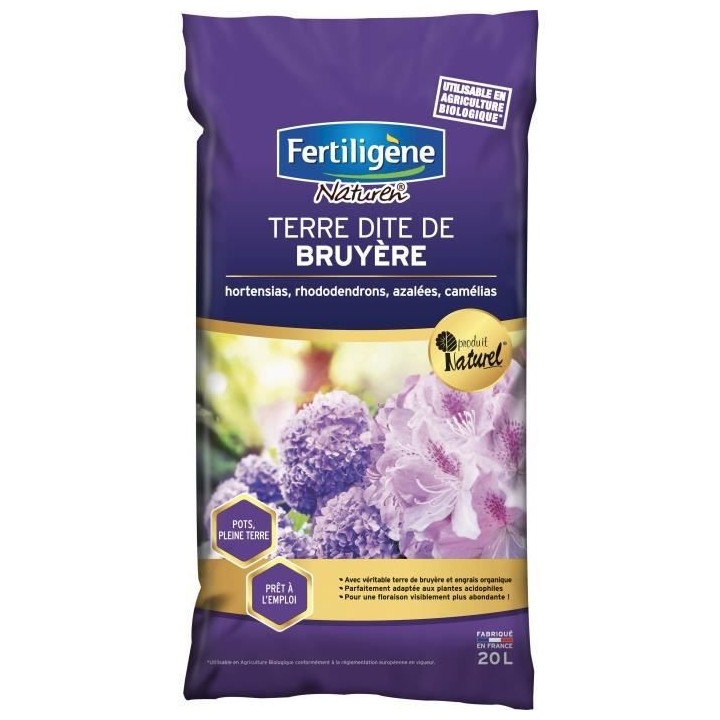 FERTILIGENE Terre dite de Bruyere - 20 L