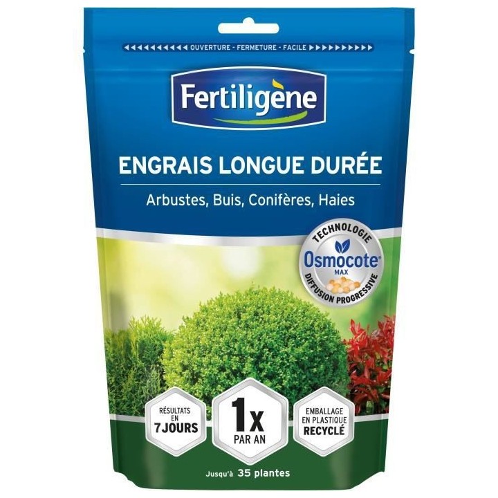 FERTILIGeNE - Engrais Longue durée Osmocote max Arbustes, Buis, Conif