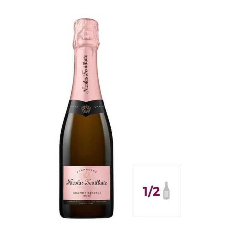 Champagne Nicolas Feuillatte Grande Réserve Rosé - 37,5 cl