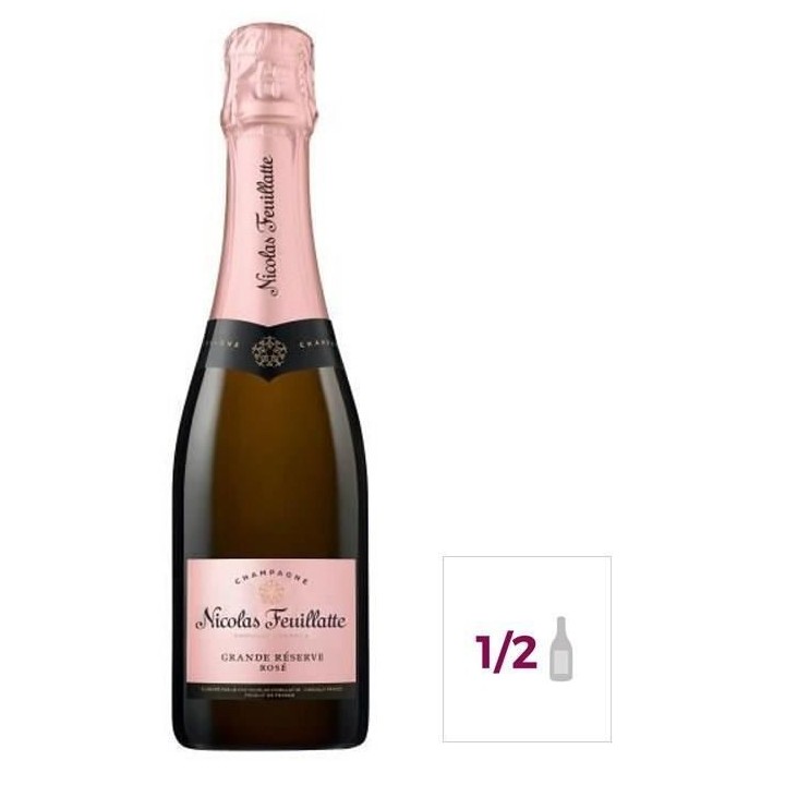 Champagne Nicolas Feuillatte Grande Réserve Rosé - 37,5 cl
