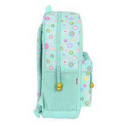 Cartable Smiley Summer fun Turquoise (32 x 43 x 14 cm)