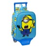 Cartable à roulettes Minions Minionstatic Bleu (22 x 28 x 10 cm)