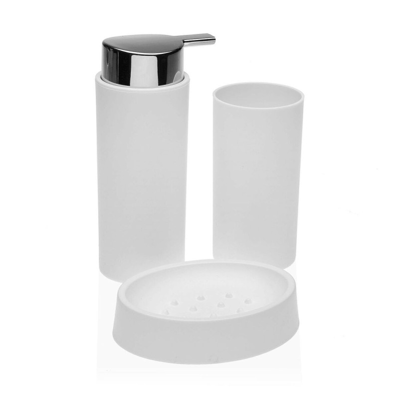 Ensemble de Bain Versa Blanc polypropylène (6,5 x 16 x 6,5 cm)