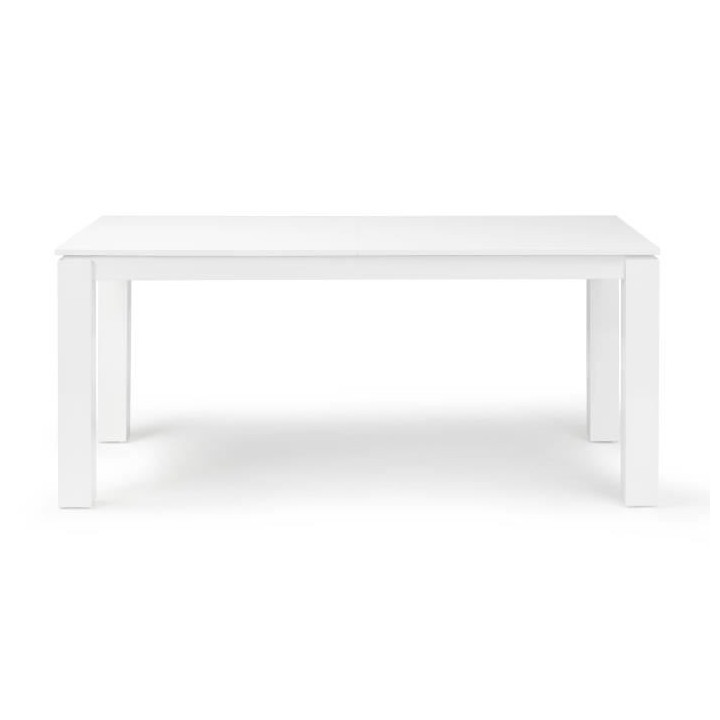 Table a manger extensible FLORENCE - Rectangulaire - Laqué Blanc - St