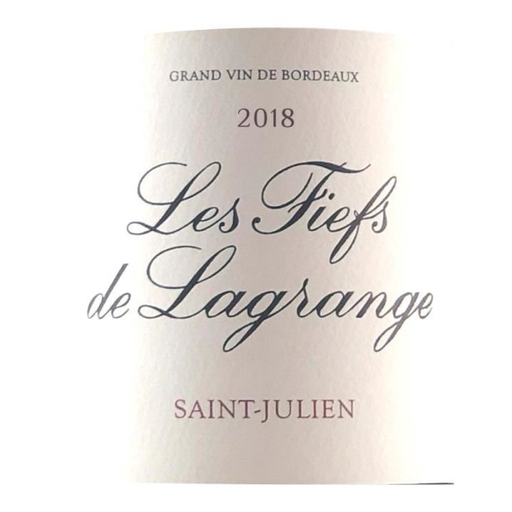 Les Fiefs de Lagrange 2018 Saint Julien - Vin rouge de Bordeaux