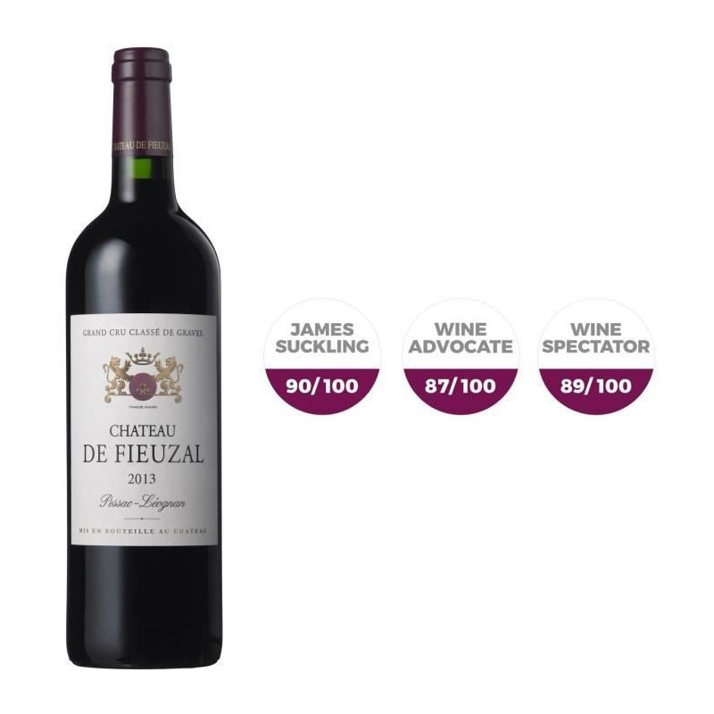 Château de Fieuzal 2013 Pessac-Léognan Grand Cru Classé - Vin rouge de Bordeaux