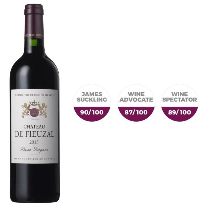Château de Fieuzal 2013 Pessac-Léognan Grand Cru Classé - Vin rouge