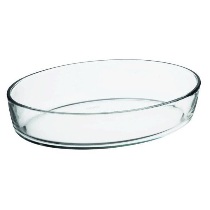 FINLANDEK Plat ovale en verre - 28x19 cm
