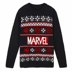 Pull unisex Marvel Bleu foncé