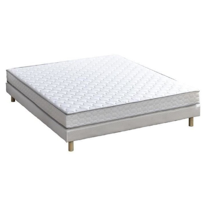 Matelas 140x200 cm FINLANDEK Kiva - Mousse - Confort ferme - Epaisseur