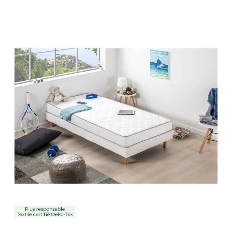 DEKO DREAM Matelas 90x190 cm HAHTUVA - Mousse - Ferme - 14 cm - 5 zones