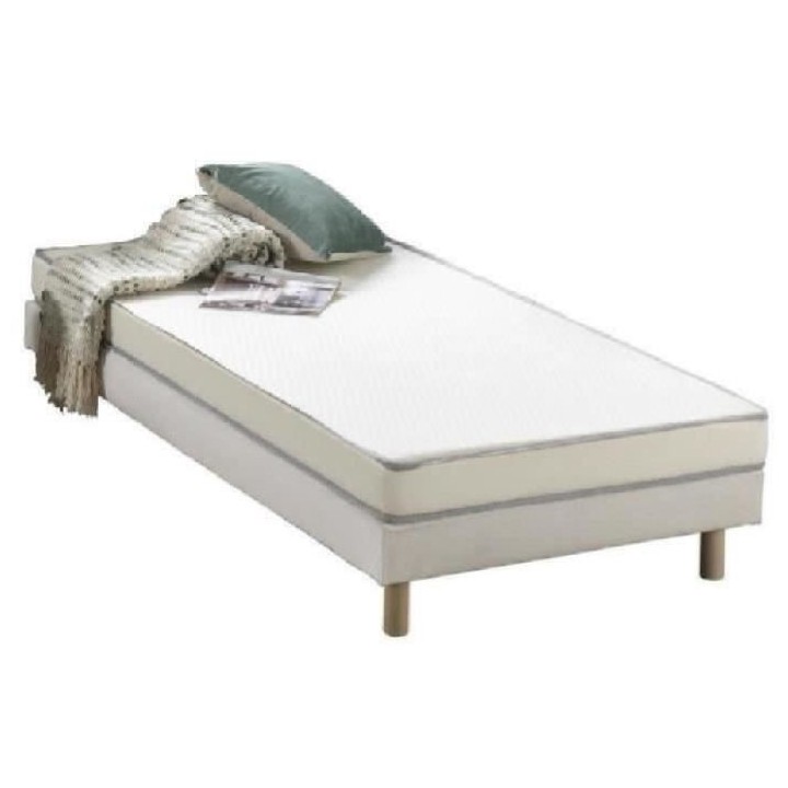DEKODREAM Matelas mousse 90 x 190 cm - Confort ferme - Epaisseur 12 cm