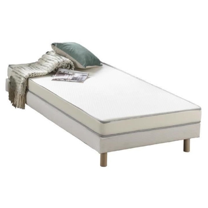 Matelas mousse 90 x 200 cm - DEKO DREAM Kietoa - Confort ferme - Epais