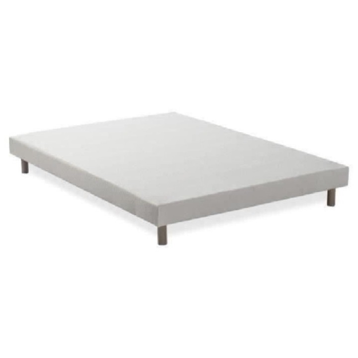 DEKO DREAM Rakenne Sommier tapissier a lattes 140 x 190 cm - Bois mass