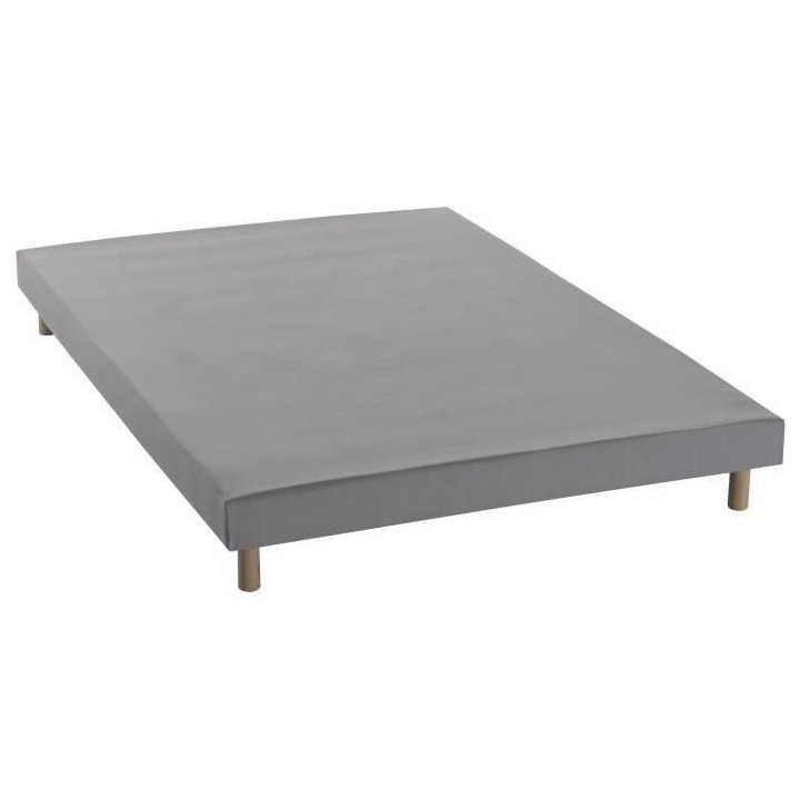 DEKO DREAM Rakenne Sommier tapissier a lattes 140 x 200 cm - Bois mass