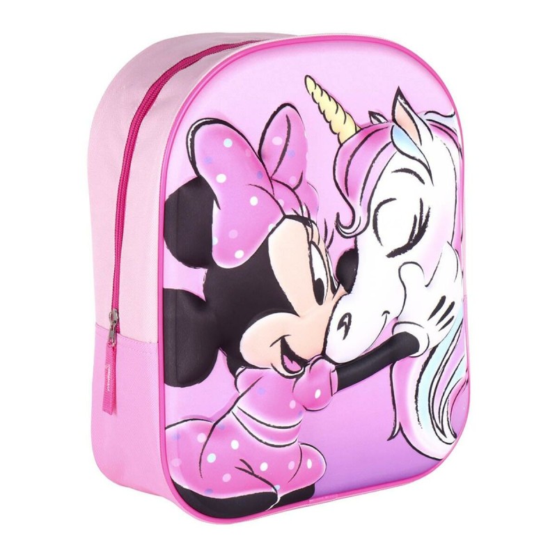 Cartable Minnie Mouse Rose (25 x 31 x 10 cm)