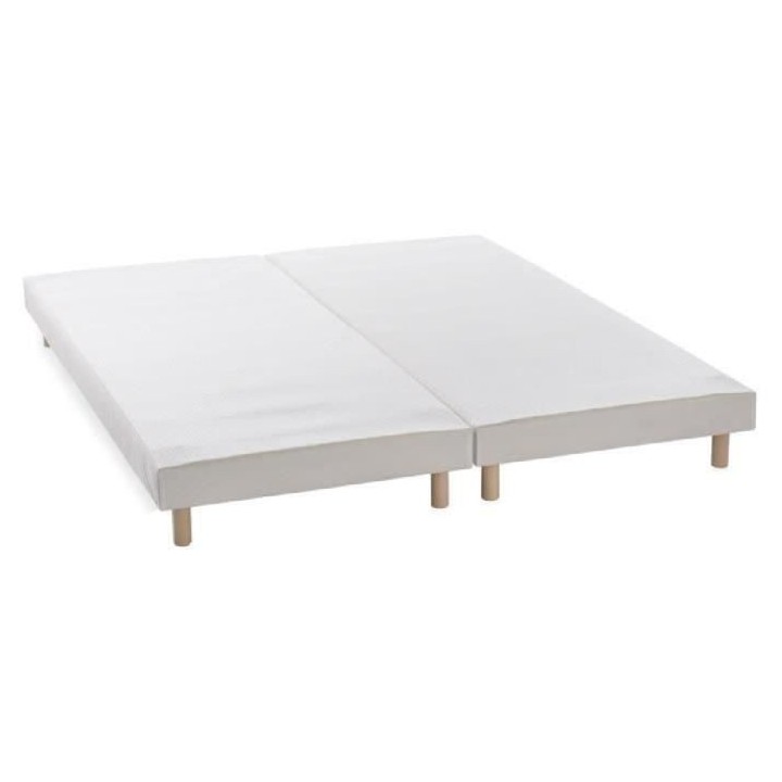 DEKO DREAM Rakenne Lot de 2 Sommiers tapissiers a lattes - 160 x 200 c
