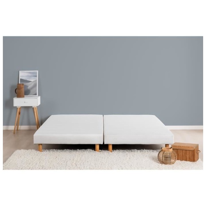 DEKO DREAM Rakenne - Sommiers tapissiers a lattes x 2 - 180 x 200 - Bo