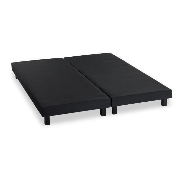 DEKO DREAM Rakenne Sommiers tapissiers a lattes x2 160x200 cm - Bois m