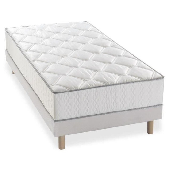 DEKO DREAM Hyvyys Ensemble matelas ressorts + sommier tapissier 90 x 1