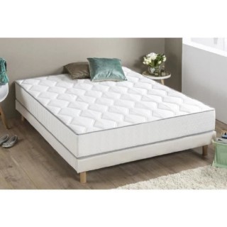 DEKO DREAM Hyvyys Ensemble Matelas ressorts + Sommier tapissier 140 x