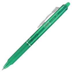 Crayon Pilot Frixion Clicker Encre effaçable Vert 0,4 mm 12 Unités