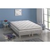 DEKO DREAM Ankka Ensemble Matelas mousse polyuréthane 160x200 cm + 2 Sommiers en bois massif - Tres ferme - Epaisseur 19 cm