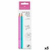 Crayon Faber-Castell Jumbo Sparkle Rose Turquoise (5 Unités)