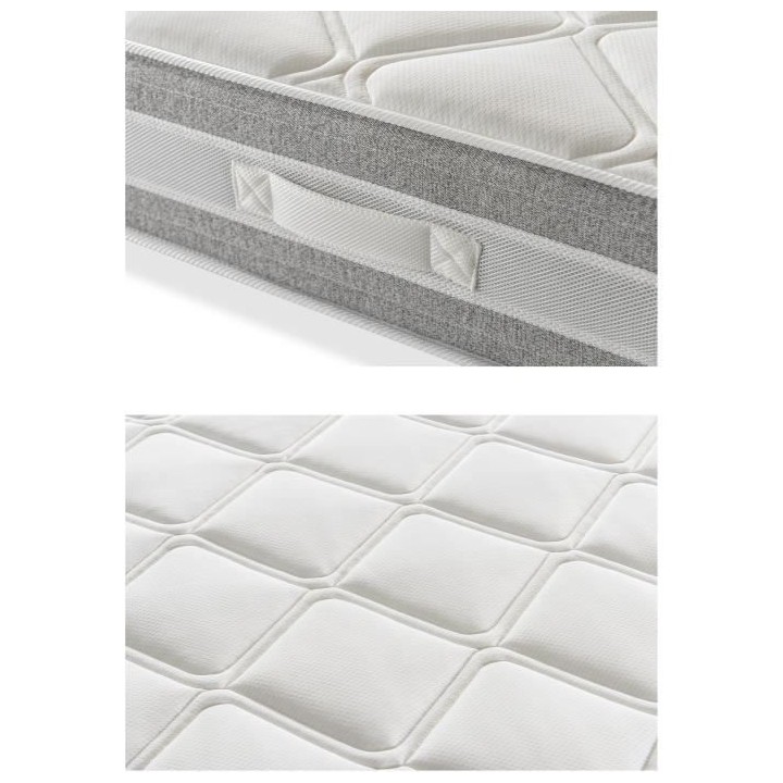 DEKO DREAM Ankka Ensemble Matelas mousse polyuréthane 160x200 cm + 2