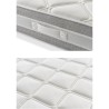 DEKO DREAM Ankka Ensemble Matelas mousse polyuréthane 160x200 cm + 2 Sommiers en bois massif - Tres ferme - Epaisseur 19 cm