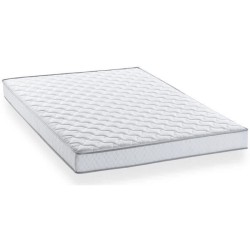 DEKO DREAM Koysi Ensemble Matelas 140x190 cm mousse mémoire de forme + Sommier - Mousse - Ferme - 14 cm - Hypoallergénique