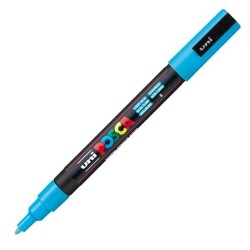 Marqueur POSCA PC-3M Bleu Bleu clair (6 Unités)