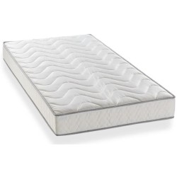 Ensemble matelas + sommier UNELMA 90 x 190 - 5 zones et mémoire de forme - 16 cm - DEKO DREAM