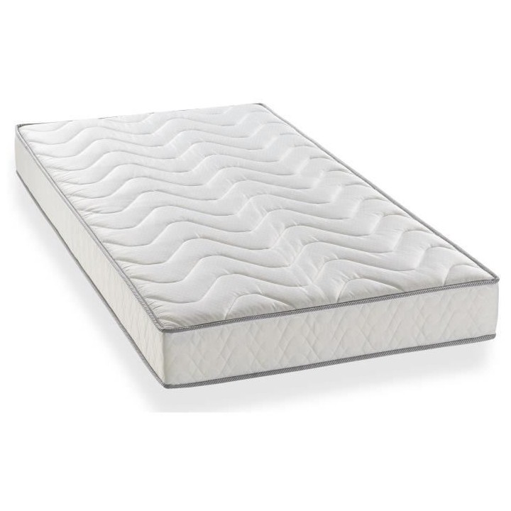 Ensemble matelas + sommier UNELMA 90 x 190 - 5 zones et mémoire de fo