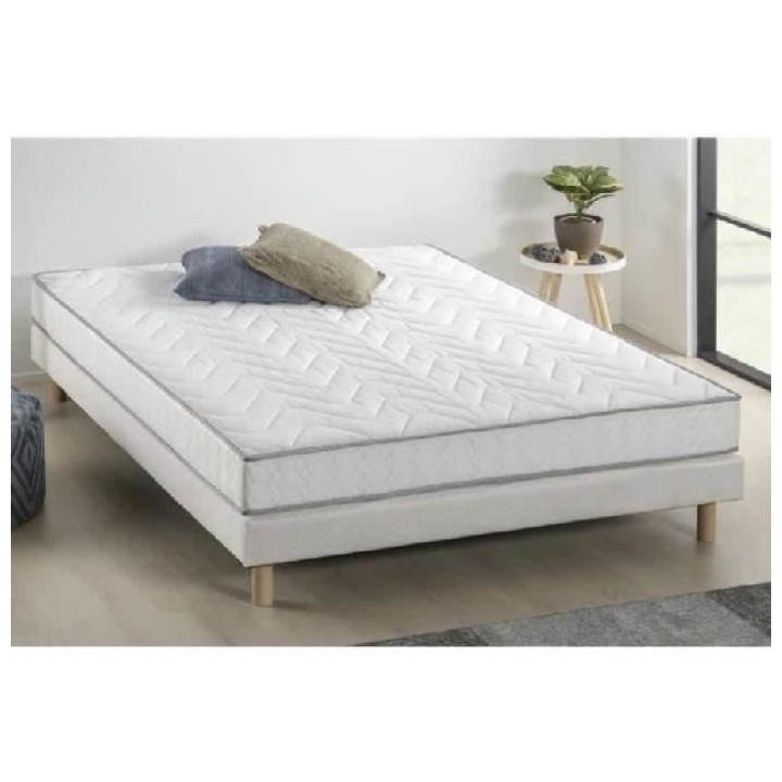 FINLANDEK Unelma - Ensemble matelas mousse mémoire de forme + sommier