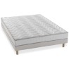 FINLANDEK Unelma - Ensemble matelas mousse mémoire de forme + sommier 140 x 190 - Confort ferme - Epaisseur 16 cm - Hypoallerg