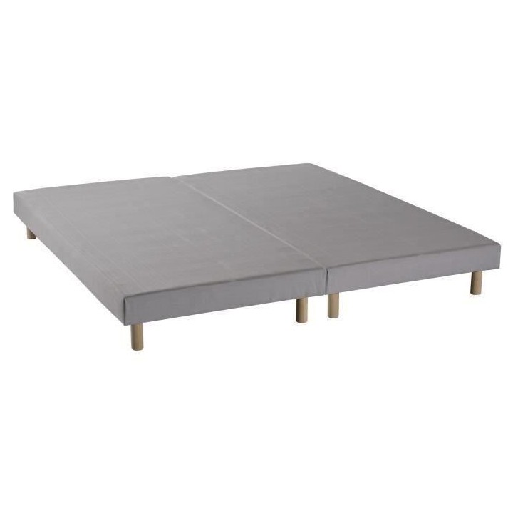 DEKO DREAM Rakenne Sommiers tapissiers a lattes 2x80x200 - Bois massif