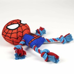 Jouet pour chien Spiderman Rouge 100 % polyester