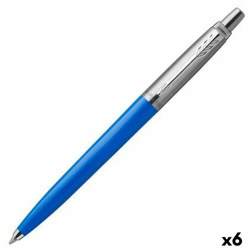 Crayon Parker Jotter Originals Bleu Acier (6 Pièces)