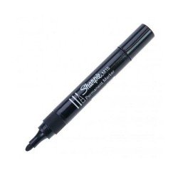 Marqueur permanent Sharpie M15 12 Pièces Noir 2 mm (12 Unités)