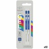 Recharge pour stylo Parker Jotter 2 Pièces Bleu (12 Unités)