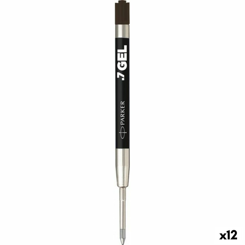 Recharge pour stylo Parker Quink Flow Noir (12 Unités)