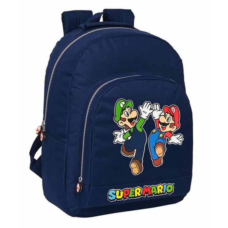 Sac à dos enfant Super Mario Bleu Blue marine 32 x 42 x 15 cm