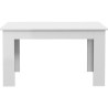 Table a manger PILVI - 4 personnes - Blanc - L 140 x P 90 x H 75 cm